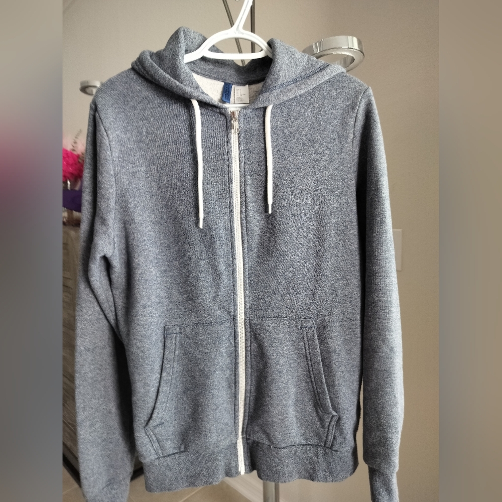 Divided Dark Gray Zip-Up Sweater